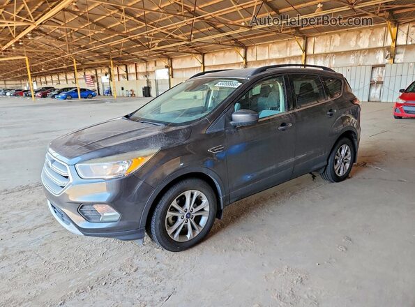 1FMCU0GD5JUB85405 2018 FORD ESCAPE Charcoal Передня ліва чверть
