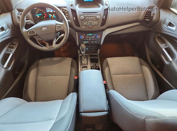 1FMCU0GD5JUB85405 2018 FORD ESCAPE Charcoal Вид панелі приладів
