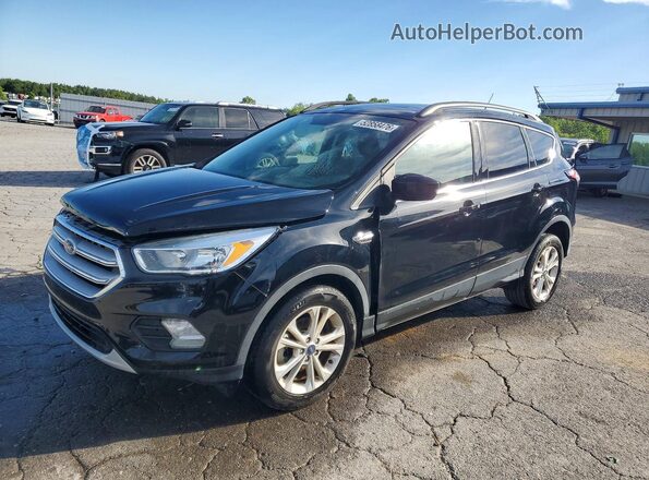 1FMCU0GD5JUC26406 2018 FORD ESCAPE Black Przód lewy