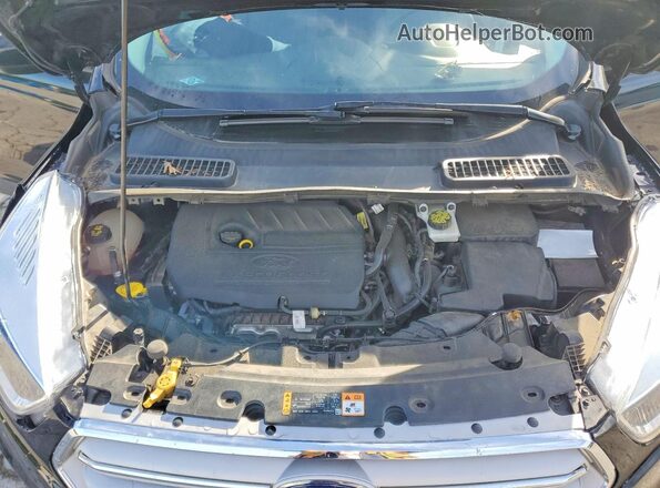 1FMCU0GD5JUC26406 2018 FORD ESCAPE Black Widok komory silnika