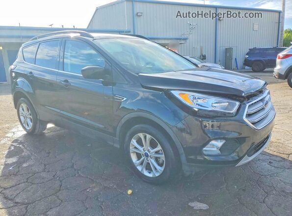 1FMCU0GD5JUC26406 2018 FORD ESCAPE Black Przód prawy