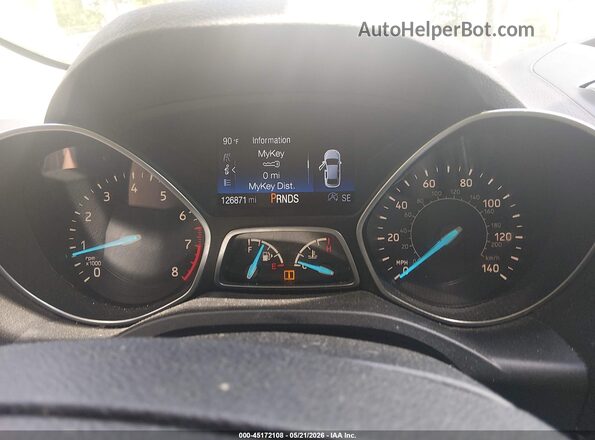 1FMCU0GD6HUB49684 2017 FORD ESCAPE Белый Вид задних сидений