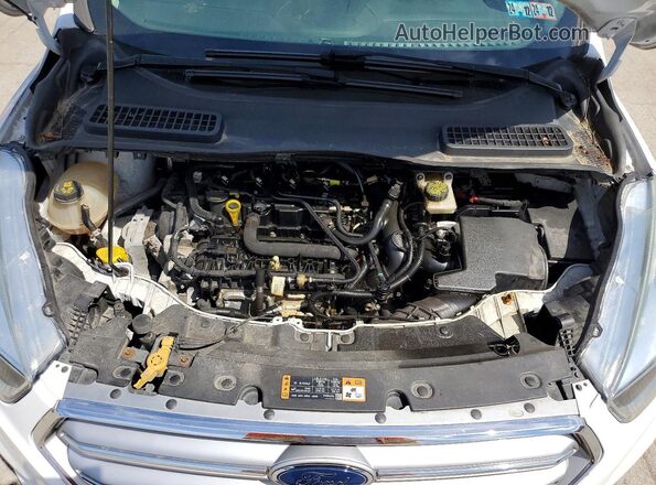 1FMCU0GD6HUC39045 2017 FORD ESCAPE White Widok komory silnika