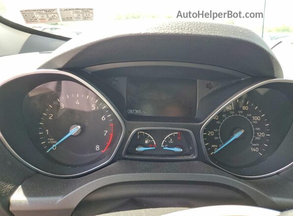1FMCU0GD6HUC39045 2017 FORD ESCAPE White Widok zestawu wskaźników