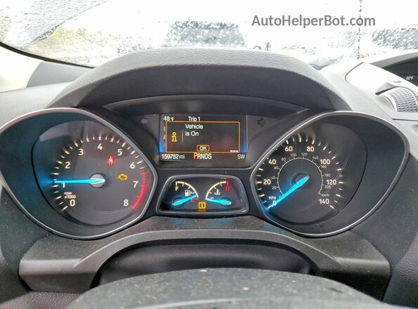 1FMCU0GD6JUC90664 2018 FORD ESCAPE Серый Вид щитка приборов