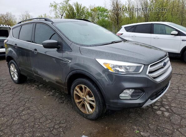 1FMCU0GD6JUC90664 2018 FORD ESCAPE Серый Передняя правая четверть