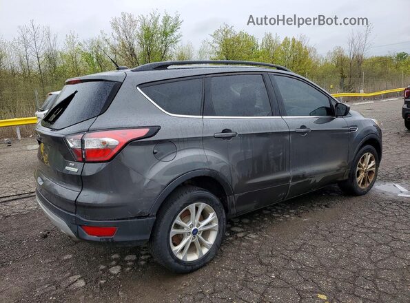 1FMCU0GD6JUC90664 2018 FORD ESCAPE Серый Задняя правая четверть