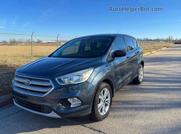 1FMCU0GD6KUB11539 2019 FORD ESCAPE Синий Задняя левая четверть