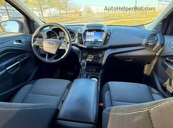 1FMCU0GD6KUB11539 2019 FORD ESCAPE Синий Вид щитка приборов