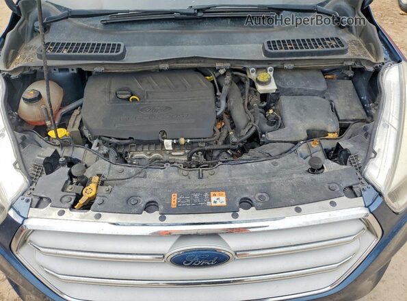 1FMCU0GD7JUB47786 2018 FORD ESCAPE Синий Вид подкапотного пространства