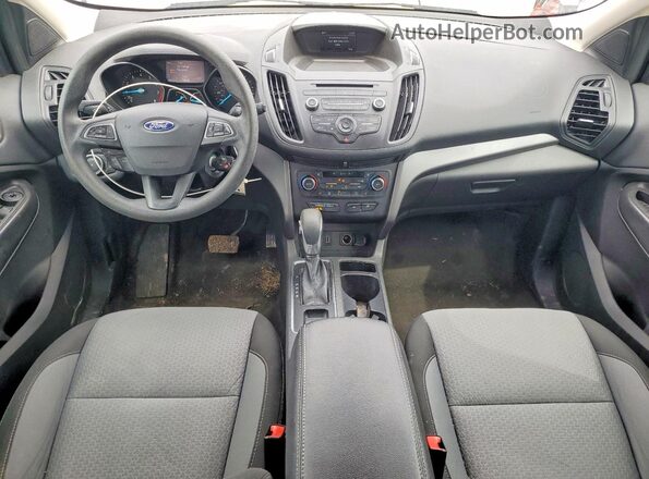 1FMCU0GD7JUB47786 2018 FORD ESCAPE Синий Вид панели приборов