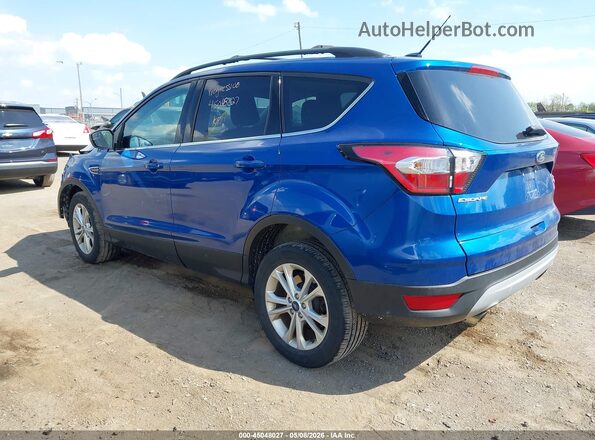 1FMCU0GD7JUC18288 2018 FORD ESCAPE Синий Задняя левая четверть