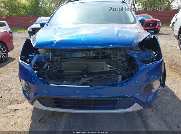 1FMCU0GD7JUC18288 2018 FORD ESCAPE Синий Вид спереди
