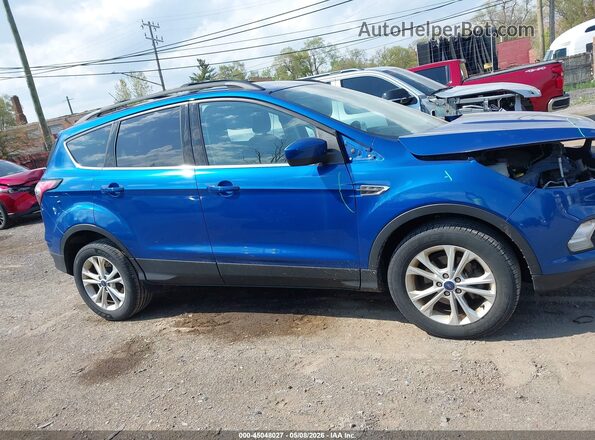 1FMCU0GD7JUC18288 2018 FORD ESCAPE Синий Вид задней части салона