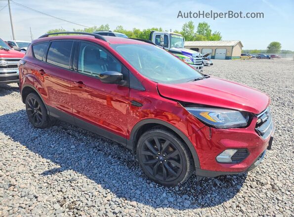 1FMCU0GD7JUD37460 2018 FORD ESCAPE Красный Передняя правая четверть