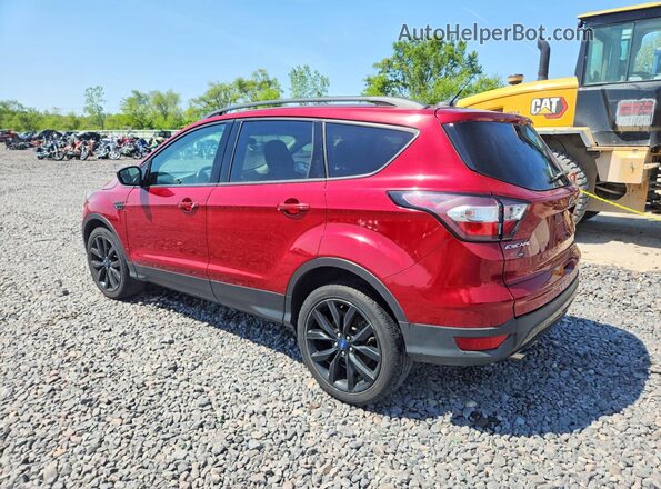 1FMCU0GD7JUD37460 2018 FORD ESCAPE Красный Задняя левая четверть