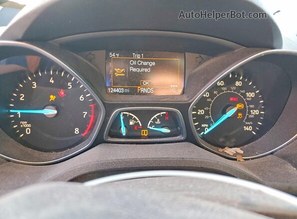 1FMCU0GD7KUA04967 2019 FORD ESCAPE Silver Instrument cluster view