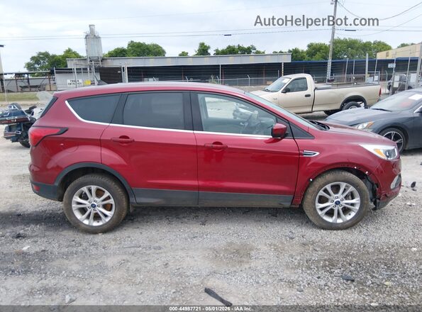 1FMCU0GD7KUA88014 2019 FORD ESCAPE Красный Вид задней части салона