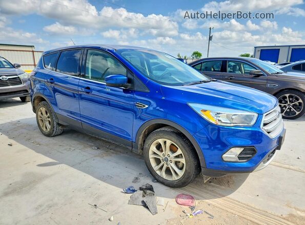 1FMCU0GD8HUB66079 2017 FORD ESCAPE Blue Передня права чверть