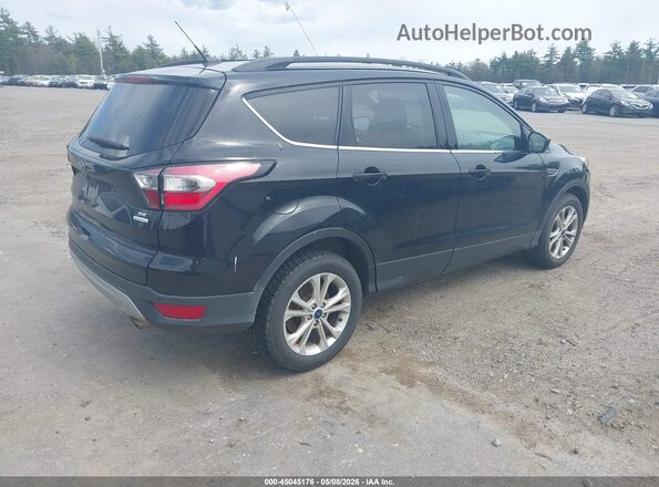 1FMCU0GD8HUC09707 2017 FORD ESCAPE Черный Задняя правая четверть