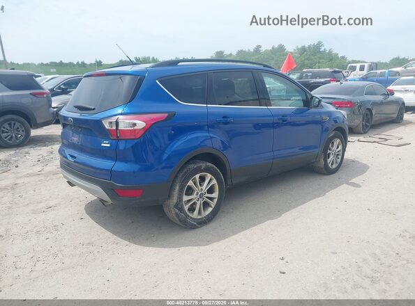 1FMCU0GD9HUC98686 2017 FORD ESCAPE Blue Задня права чверть