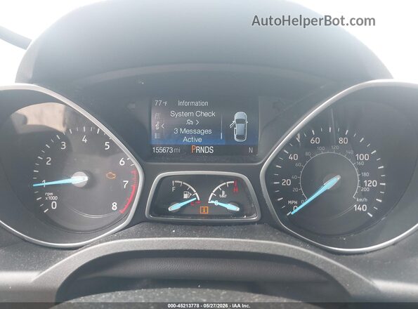 1FMCU0GD9HUC98686 2017 FORD ESCAPE Blue Вид задніх сидінь