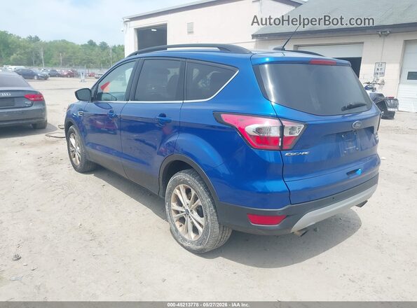 1FMCU0GD9HUC98686 2017 FORD ESCAPE Blue Задня ліва чверть