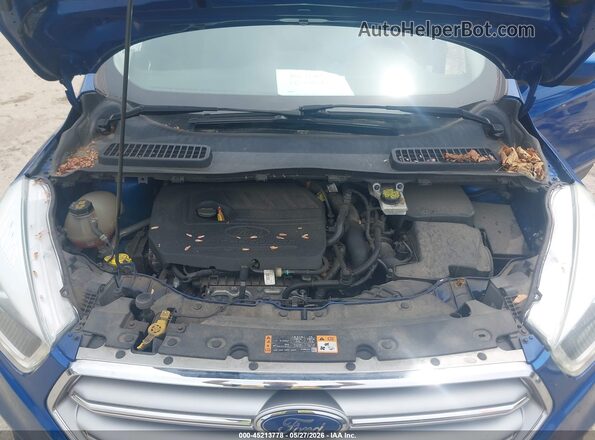1FMCU0GD9HUC98686 2017 FORD ESCAPE Blue Вид ззаду
