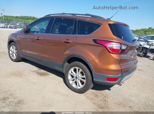 1FMCU0GD9HUD54707 2017 FORD ESCAPE Оранжевый Задняя левая четверть