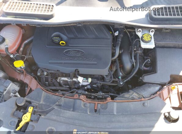 1FMCU0GD9HUD54707 2017 FORD ESCAPE Оранжевый Вид сзади