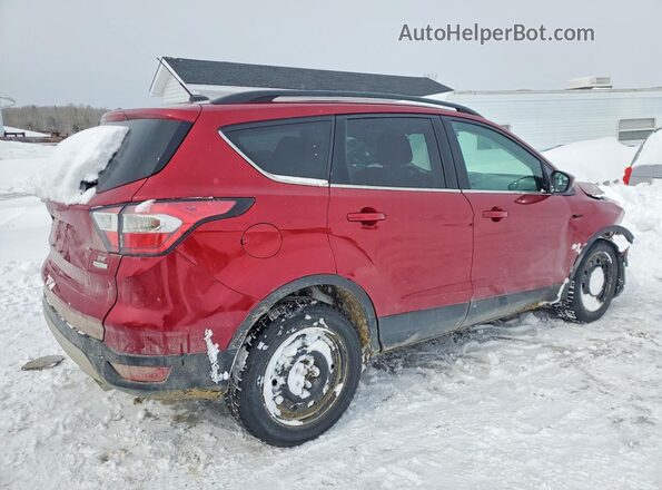 1FMCU0GD9HUE58839 2017 FORD ESCAPE Красный Задняя правая четверть