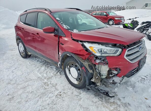 1FMCU0GD9HUE58839 2017 FORD ESCAPE Красный Передняя правая четверть