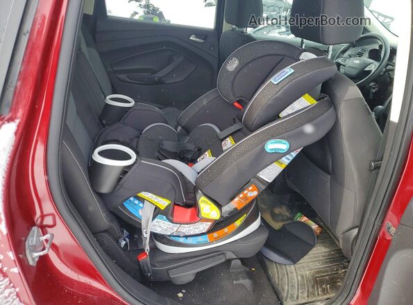 1FMCU0GD9HUE58839 2017 FORD ESCAPE Красный Вид задних сидений