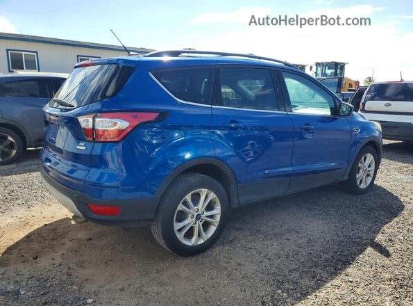 1FMCU0GD9JUA04712 2018 FORD ESCAPE Blue Tył prawy