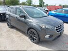 2018 Ford Escape Se Gray vin: 1FMCU0GD9JUB06656