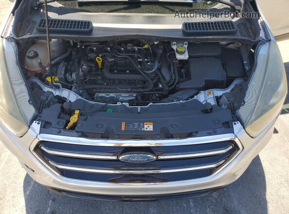 1FMCU0GD9KUA07563 2019 FORD ESCAPE Серебряный Вид подкапотного пространства