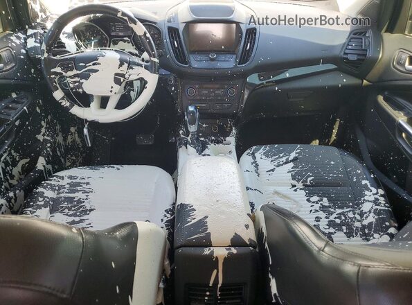 1FMCU0GD9KUA07563 2019 FORD ESCAPE Серебряный Вид панели приборов