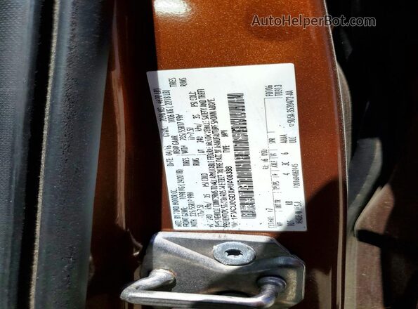 1FMCU0GDXHUA08388 2017 FORD ESCAPE Tan Вид наклейки з VIN-кодом