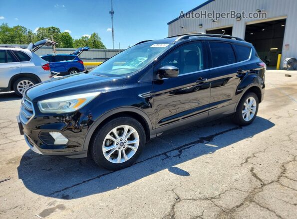 1FMCU0GDXHUB77908 2017 FORD ESCAPE Black Przód lewy