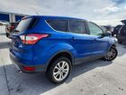 2017 Ford Escape Se Синий vin: 1FMCU0GDXHUE23243