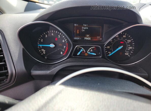 1FMCU0GDXHUE23243 2017 FORD ESCAPE Синий Вид щитка приборов