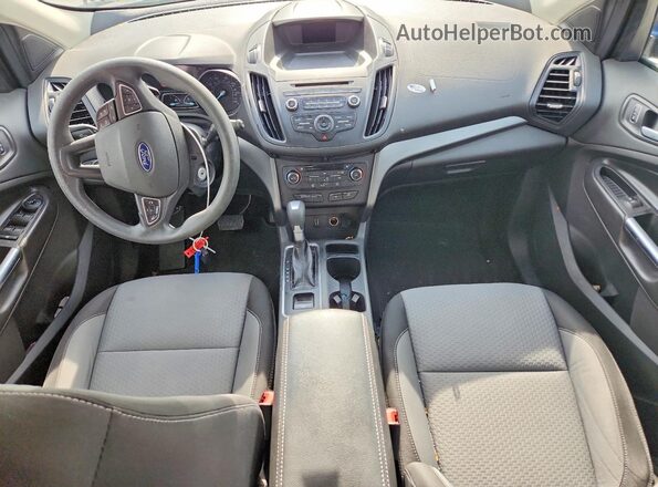 1FMCU0GDXHUE23243 2017 FORD ESCAPE Синий Вид панели приборов