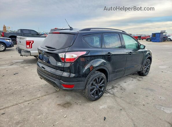 1FMCU0GDXJUB40105 2018 FORD ESCAPE Черный Задняя правая четверть