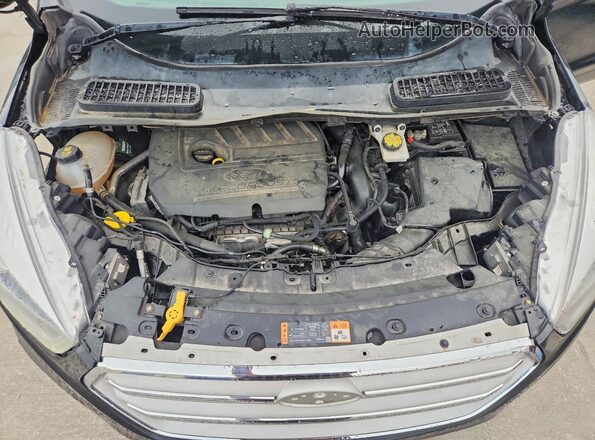 1FMCU0GDXJUB40105 2018 FORD ESCAPE Черный Вид подкапотного пространства