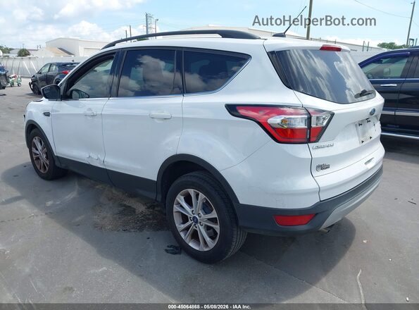 1FMCU0GDXJUC67288 2018 FORD ESCAPE Белый Задняя левая четверть