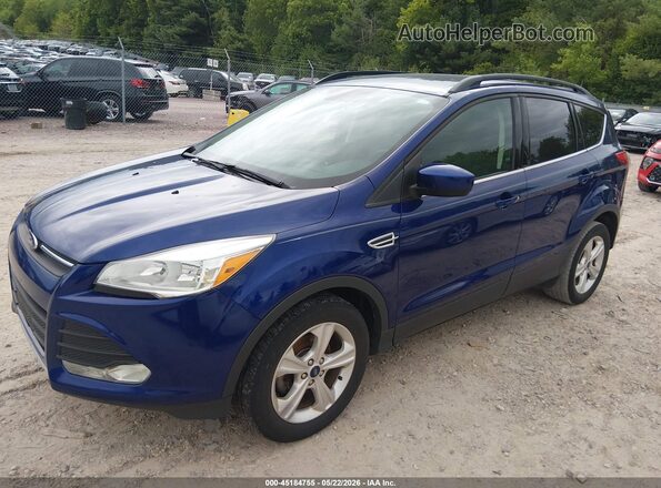 1FMCU0GX0GUA93265 2016 FORD ESCAPE Синий Передняя левая четверть