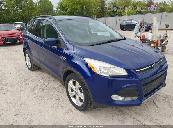 1FMCU0GX0GUA93265 2016 FORD ESCAPE Синий Передняя правая четверть