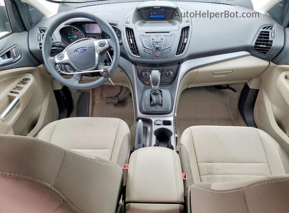 1FMCU0GX4GUB41219 2016 FORD ESCAPE Black Widok deski rozdzielczej
