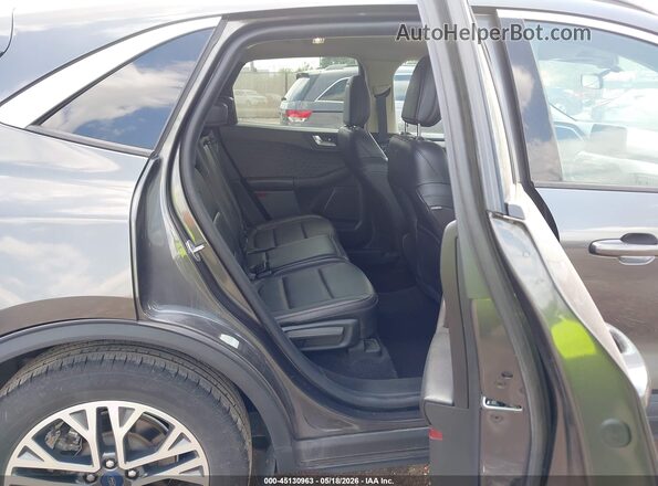 1FMCU0H64LUC03556 2020 FORD ESCAPE Gray Vista de la etiqueta del VIN