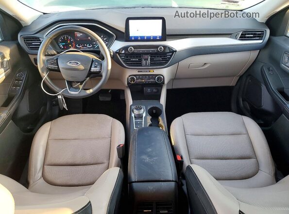1FMCU0H64NUB86759 2022 FORD ESCAPE White Vista del salpicadero